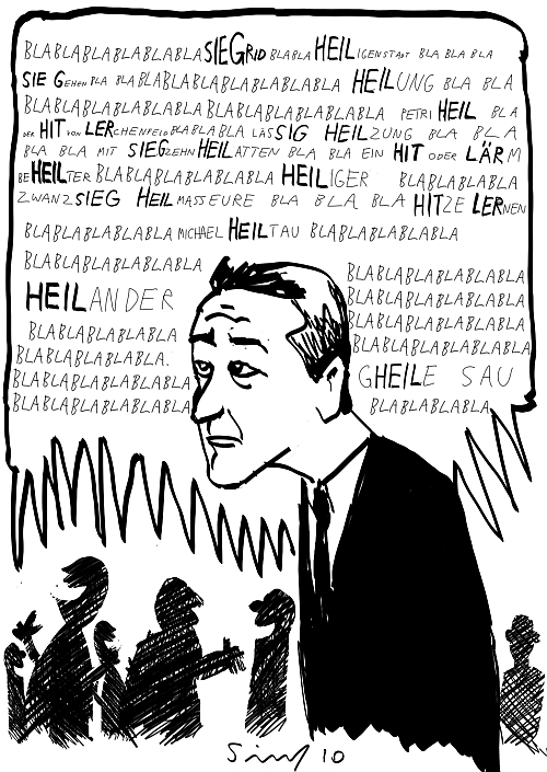 Die selektive Wahrnehmung des Herrn Strache…